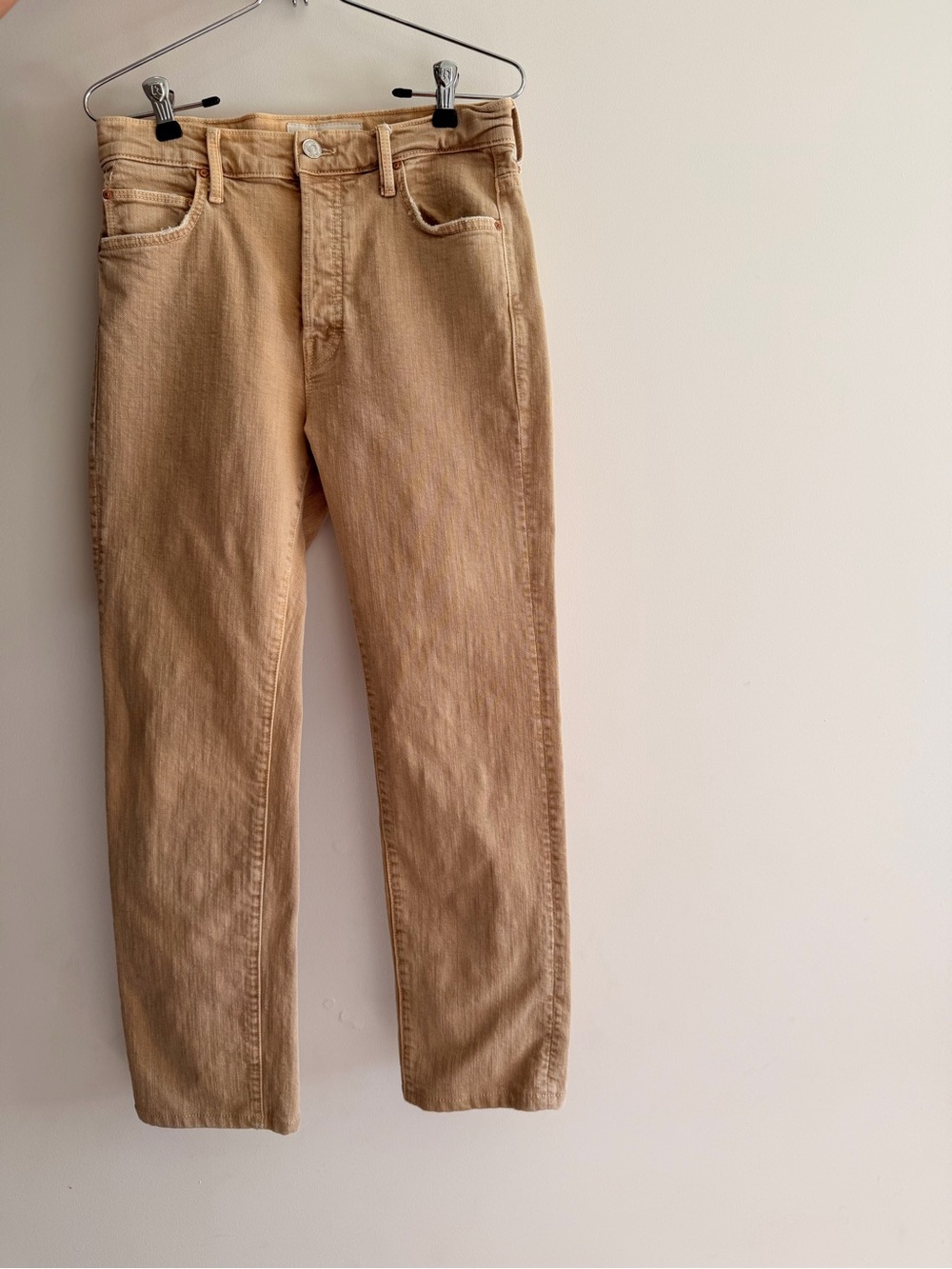 Mother Denim straight leg crop Jean
